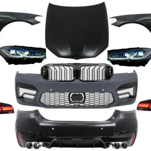 Transport gratuit Pachet exterior complet BMW Seria 5 F10 2010-2017 conversie G30 LCI M5