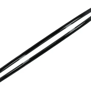 Premium Bare verticale decorative Porsche Macan 2014-2023, negru lucios
