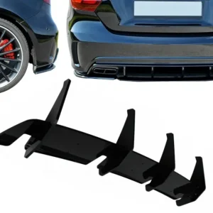 Extensie difuzor bara spate Mercedes A-Class W176 A45 Hatchback, negru lucios Reduceri