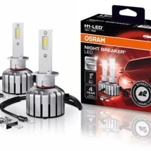 Set 2 becuri auto LED H1 OSRAM Night Breaker 6000K, omologare RAR Noutate