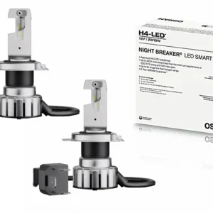 Noutate Set 2 becuri LED H4 Osram Night Breaker Smart 12V 6000K cu omologare RAR