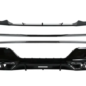 Ieftin Pachet exterior aero BMW Seria 7 G70 M-Tech 2022+ Black Knight negru lucios
