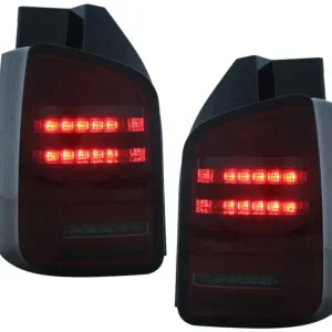 Stopuri Full LED pentru VW Transporter T5 Facelift/T6, Rosu Fumuriu Discount