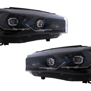 Faruri Full LED pentru BMW X5 F15 (2013-2018) Conversie G05 Design Negru Lichidare de stoc