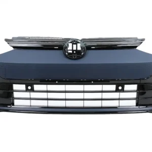 Premium Bara fata VW Golf 8 Mk8 MQB 2020-2023, design R Line, cu grile