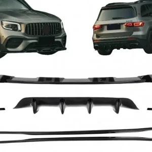 Retur ușor Pachet exterior aero Mercedes GLB X247 2019-2023, negru, look sport
