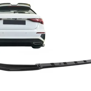 Prelungire bara spate Audi A3 8Y S-Line Sportback RS3 Design, negru lucios Livrare expres