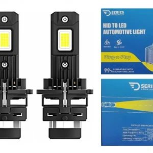 Promoție Set becuri LED D2R 6000K 4200LM pentru conversie xenon-LED