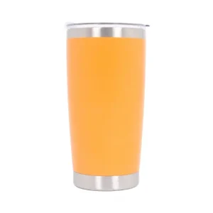 Nu rata Cană termoizolantă din oțel inoxidabil SS304 cu capac, 590 ml, portocalie