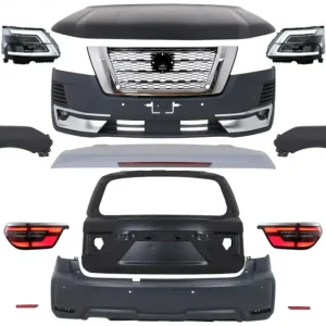 Kit exterior complet Nissan Patrol Y62 2015-2019 conversie la design 2020 Cel mai bun preț