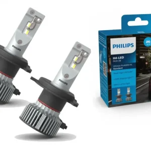 Bec LED auto H4 Philips Ultinon Pro6000 HL 12V 19W 5800K set 2 Livrare rapidă