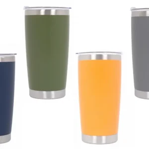 Set 4 căni termoizolante din oțel inoxidabil SS304, 590 ml, cu capac Retur gratuit