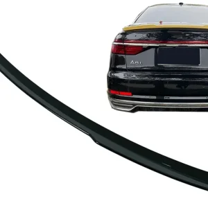 Eleron portbagaj Audi A8 D5 4N Sedan 2018-2022, negru lucios Nu rata