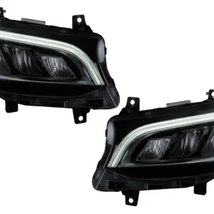 Faruri Full LED negre pentru Mercedes Sprinter W907 halogen 2019-2023 Reducere