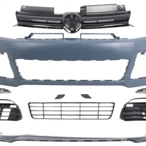 Disponibil imediat Bara fata VW Golf 6 VI 2008-2013 R20 Look cu grile si lumini DRL