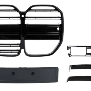 Grilă centrală BMW Seria 4 G22 Coupe G23 Cabrio 2020-2027, negru lucios Calitate înaltă