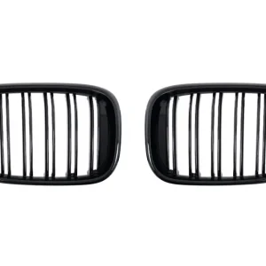 Lichidare de stoc Grile centrale duble BMW X3 G01 si X4 G02, negru lucios
