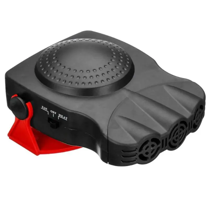 Preferatul clienților Aeroterma Auto 12V cu Ventilator 2-in-1, Racire sau Incalzire, Putere 150W, Dezaburire si Dezghetare Parbriz, Reglabila 360