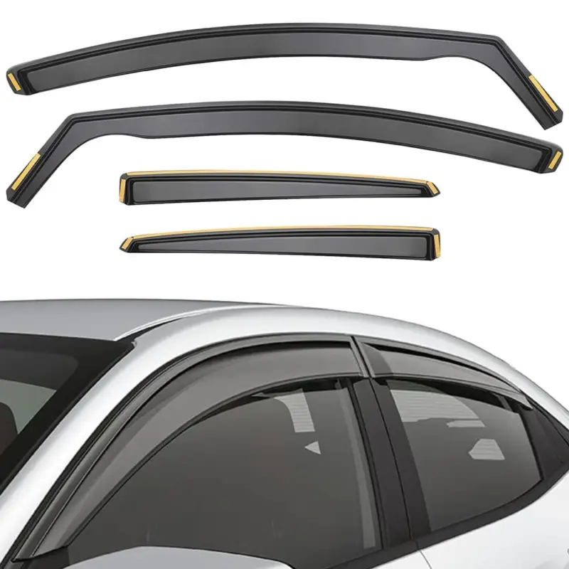 Set Paravanturi Auto Land Rover Discovery I Seria II 1999-2004 Suv pentru Geamuri Fata-Spate WindDeflectors Transport gratuit