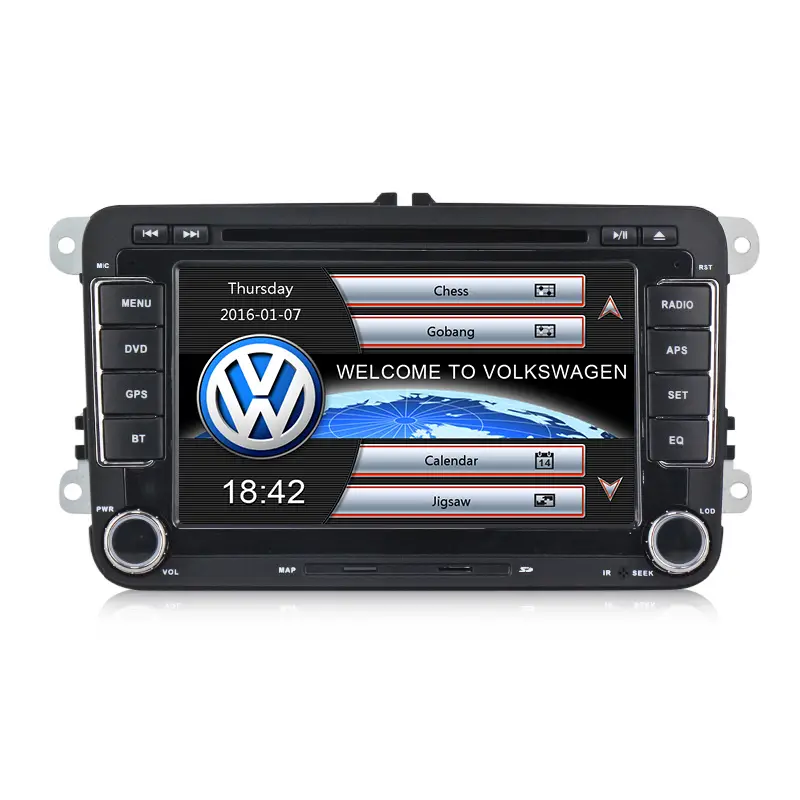 Livrare gratuită Navigatie Auto Multimedia cu GPS VW Golf 5 6 Passat B6 B7 CC Tiguan Touaren Jetta Eos Polo Sharan Amarok Caddy, Windows 6.0, Dvd Player, USB, Bluetooth, Card 8GB Europa full