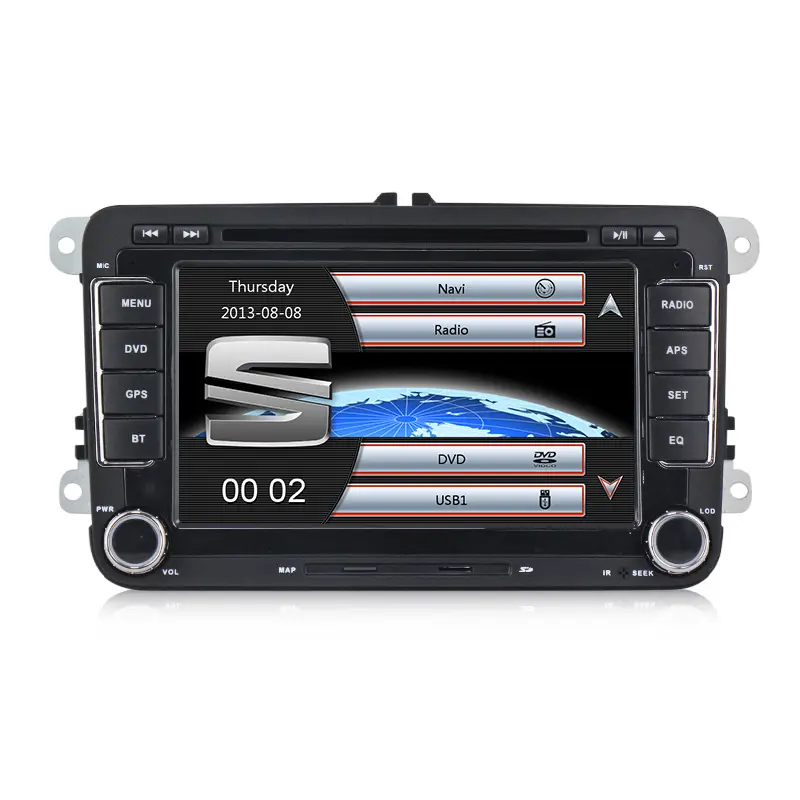 Navigatie Auto Multimedia cu GPS Seat Leon Altea Toledo Alhambra, Windows 6.0, Dvd Player, USB, Bluetooth, Card 8GB Europa full Livrare gratuită