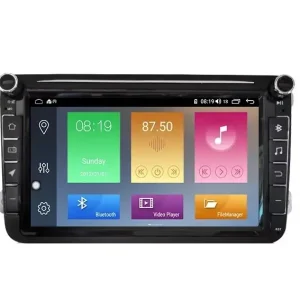 Comandă acum Navigatie Auto Multimedia cu GPS 8 inch VW Golf 5 6 Passat B6 B7 CC Tiguan Touran Jetta Eos Polo Sharan Amarok Caddy, Android, 2GB RAM + 32 GB ROM, Internet, 4G, Aplicatii, Waze, Wi-Fi, USB, Bluetooth, Mirrorlink