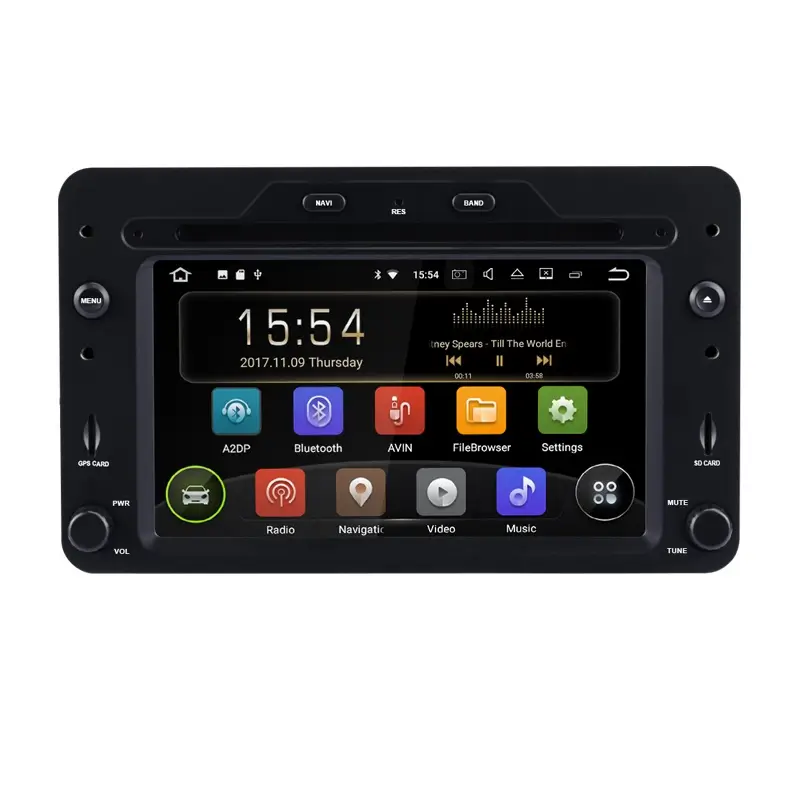 Navigatie Auto Multimedia cu GPS Android Alfa Romeo 159 Spider Brera, 2GB + 16GB ROM, Internet, 4G, Aplicatii, Waze, Wi-Fi, USB, Bluetooth, Mirrorlink Discount