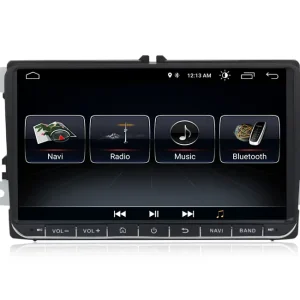 Navigatie Auto Multimedia cu GPS Android VW Golf 5 6 Passat B6 B7 CC Tiguan Touaran Jetta Eos Polo Amarok, 9 inch, Internet, 4G, Aplicatii, Waze, Wi-Fi, USB, Bluetooth, Mirrorlink Ieftin