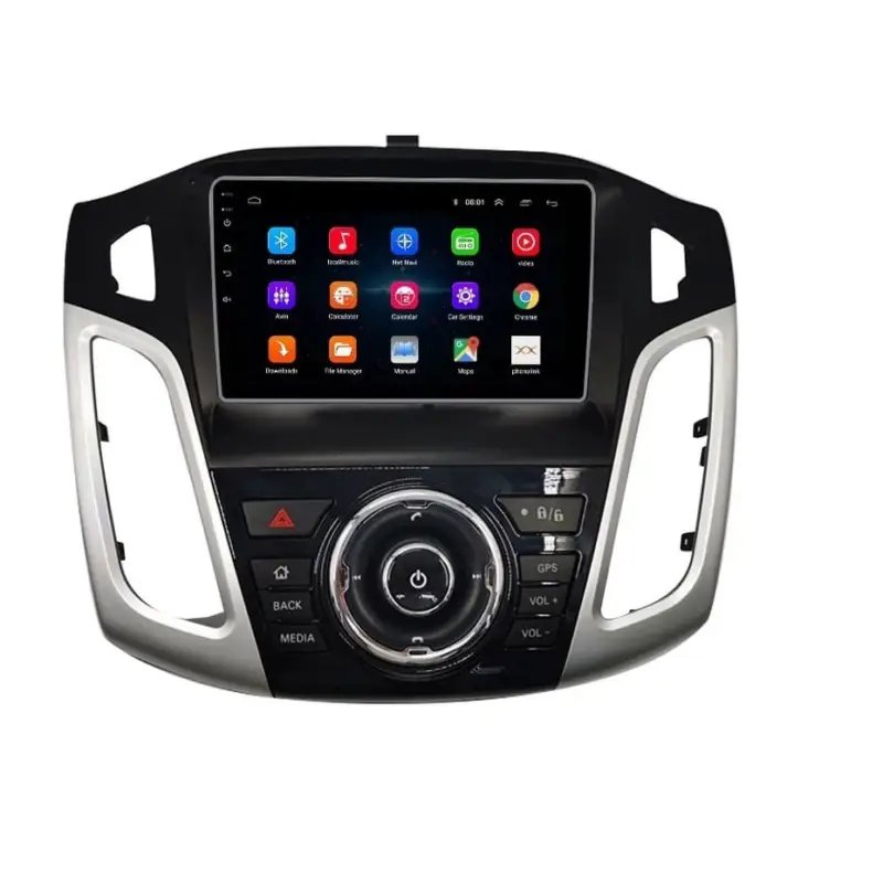 Cel mai vândut Navigatie Auto Multimedia cu GPS Ford Focus 2012 - 2018, Slot SIM 4G, Android, 3 GB RAM si 32 GB ROM, Internet, Aplicatii, Waze, Wi-Fi, USB, Bluetooth, Mirrorlink
