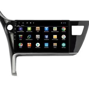 Navigatie Auto Multimedia cu GPS Toyota Corolla (2017 - 2020) 4 GB RAM + 64 GB ROM, Slot Sim 4G pentru Internet, Carplay, Android, Aplicatii, USB, Wi-Fi, Bluetooth Nu rata