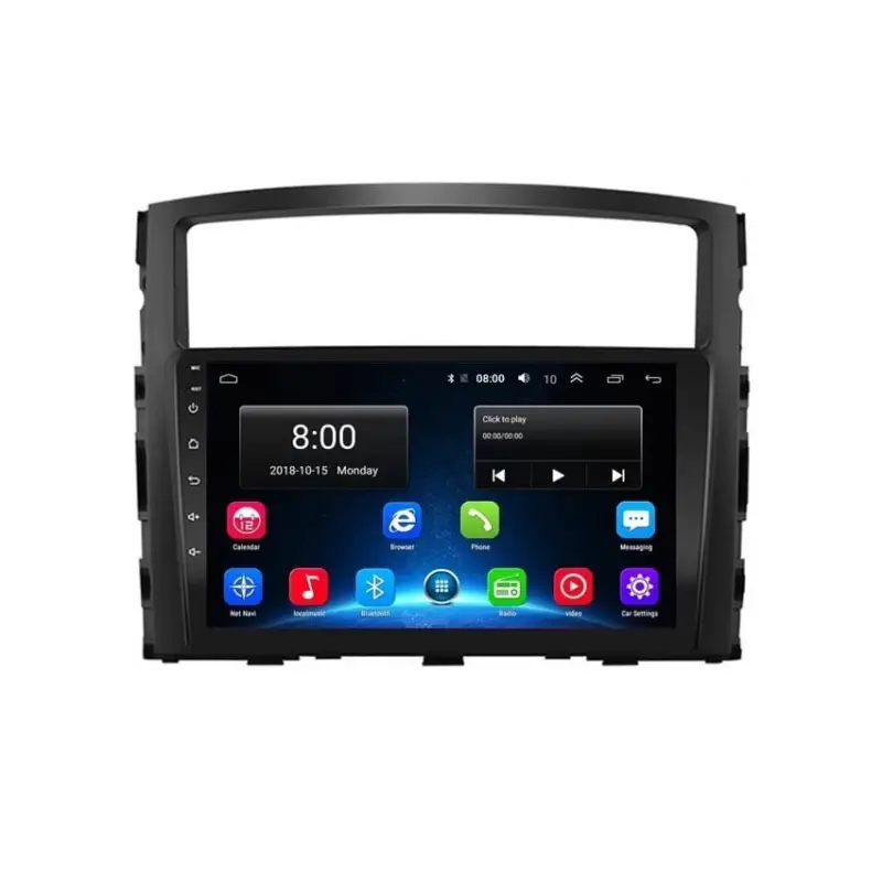 Disponibil imediat Navigatie Auto Multimedia cu GPS Mitsubishi Pajero (2006 - 2018) 4 GB RAM + 64B ROM, Slot Sim 4G pentru Internet, Carplay, Android, Aplicatii, USB, Wi-Fi, Bluetooth