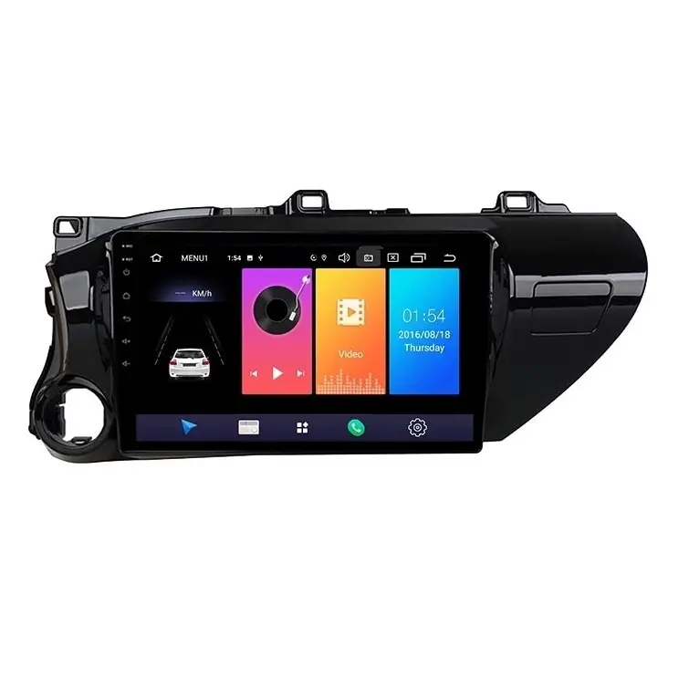 Navigatie Auto Multimedia cu GPS Toyota Hilux (2015 - 2020) 4 GB RAM + 64 GB ROM, Slot Sim 4G pentru Internet, Carplay, Android, Aplicatii, USB, Wi-Fi, Bluetooth Ofertă