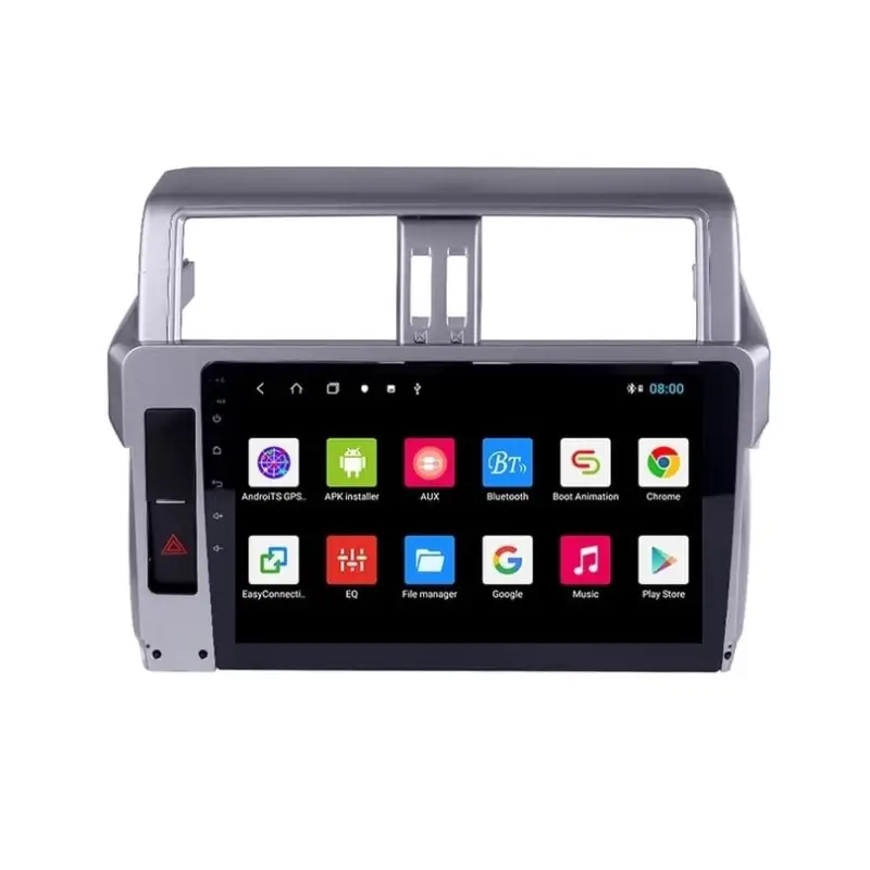 Promoție Navigatie Auto Multimedia cu GPS Toyota Prado 150 Land Cruiser (2014 - 2017), 4 GB RAM + 64 GB ROM, Slot Sim 4G pentru Internet, Carplay, Android, Aplicatii, USB, Wi-Fi, Bluetooth