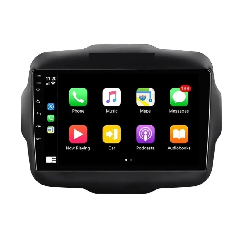 Preț mic Navigatie Auto Multimedia cu GPS Jeep Renegade (2015 -2021), 4 GB RAM + 64 GB ROM, Slot Sim 4G pentru Internet, Carplay, Android, Aplicatii, USB, Wi-Fi, Bluetooth