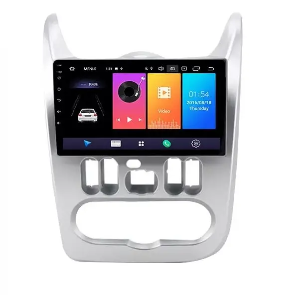 Navigatie Auto Multimedia cu GPS Dacia Logan (2009 - 2016), 4 GB RAM + 64 GB ROM, Slot Sim 4G pentru Internet, Carplay, Android, Aplicatii, USB, Wi-Fi, Bluetooth Ofertă de sezon