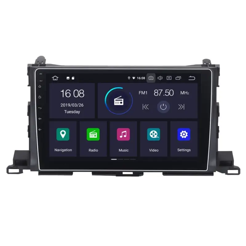 Navigatie Auto Multimedia cu GPS Toyota Highlander (2014 - 2018), 4 GB RAM + 64 GB ROM, Slot Sim 4G pentru Internet, Carplay, Android, Aplicatii, USB, Wi-Fi, Bluetooth Ofertă specială