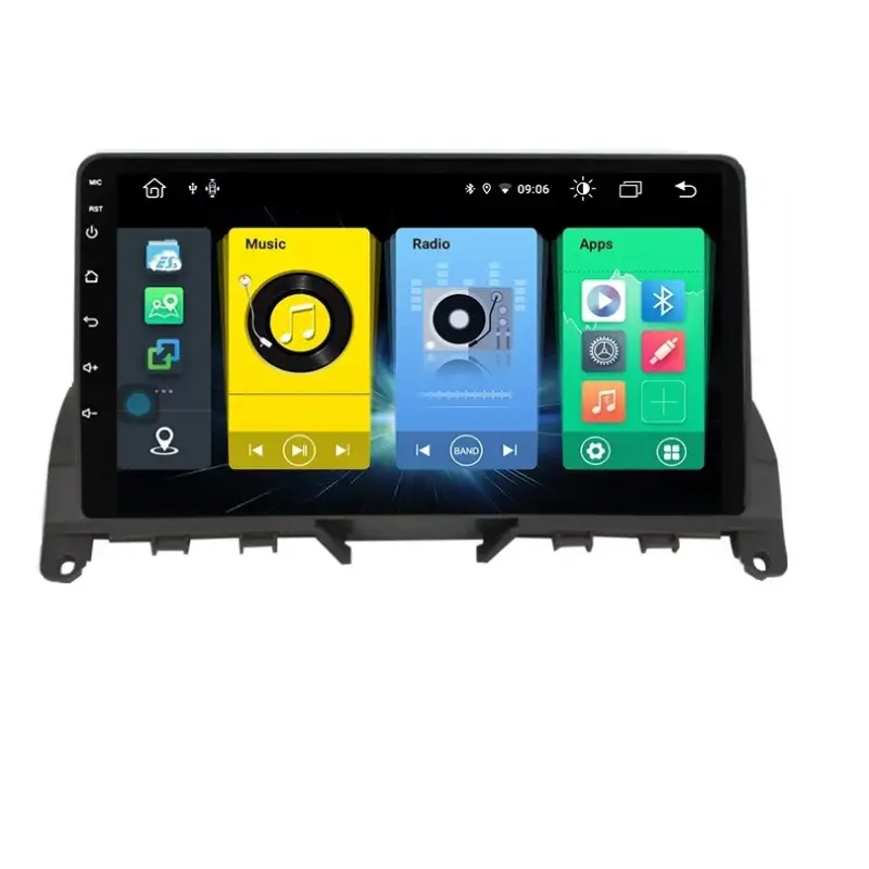 Retur gratuit Navigatie Auto Multimedia cu GPS Mercedes C Class W204 (2006 - 2012), 4 GB RAM + 64 GB ROM, Slot Sim 4G pentru Internet, Carplay, Android, Aplicatii, USB, Wi-Fi, Bluetooth