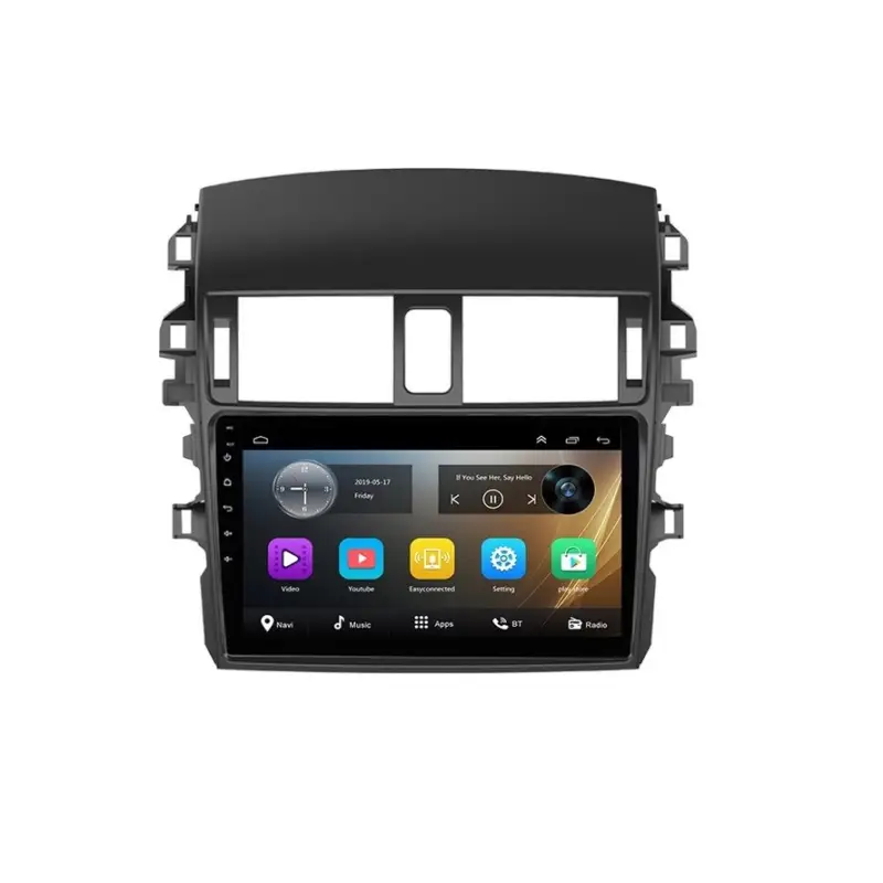 Disponibil imediat Navigatie Auto Multimedia cu GPS Toyota Corolla (2006 - 2013), Android, Display 9 inch, 2GB RAM +32 GB ROM, Internet, 4G, Aplicatii, Waze, Wi-Fi, USB, Bluetooth, Mirrorlink