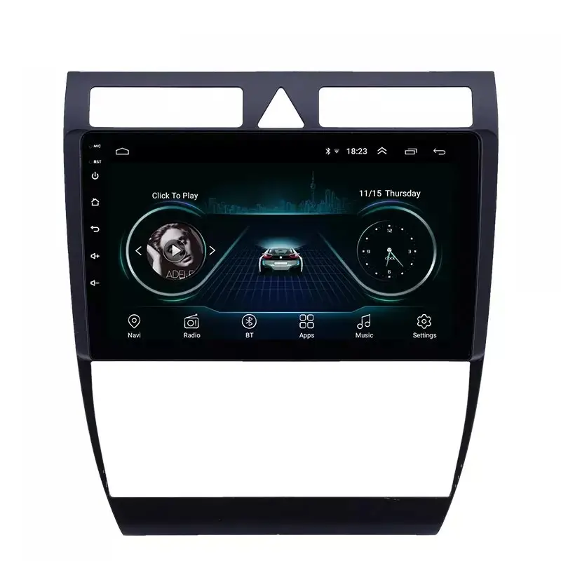 Chilipir Navigatie Auto Multimedia cu GPS Audi A6 C5 (1997 - 2004), Android, Display 9 inch, 2GB RAM + 32 GB ROM, Internet, 4G, Aplicatii, Waze, Wi-Fi, USB, Bluetooth, Mirrorlink