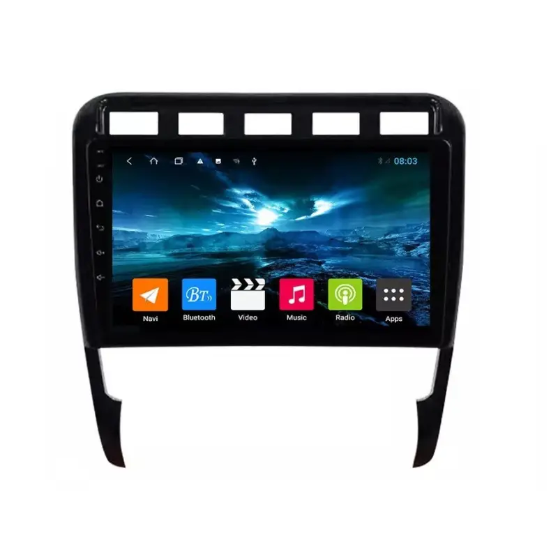 Navigatie Auto Multimedia cu GPS Porsche Cayenne (2002 - 2010), Android, Display 9 inch, 2GB RAM +32 GB ROM, Internet, 4G, Aplicatii, Waze, Wi-Fi, USB, Bluetooth, Mirrorlink Doar azi