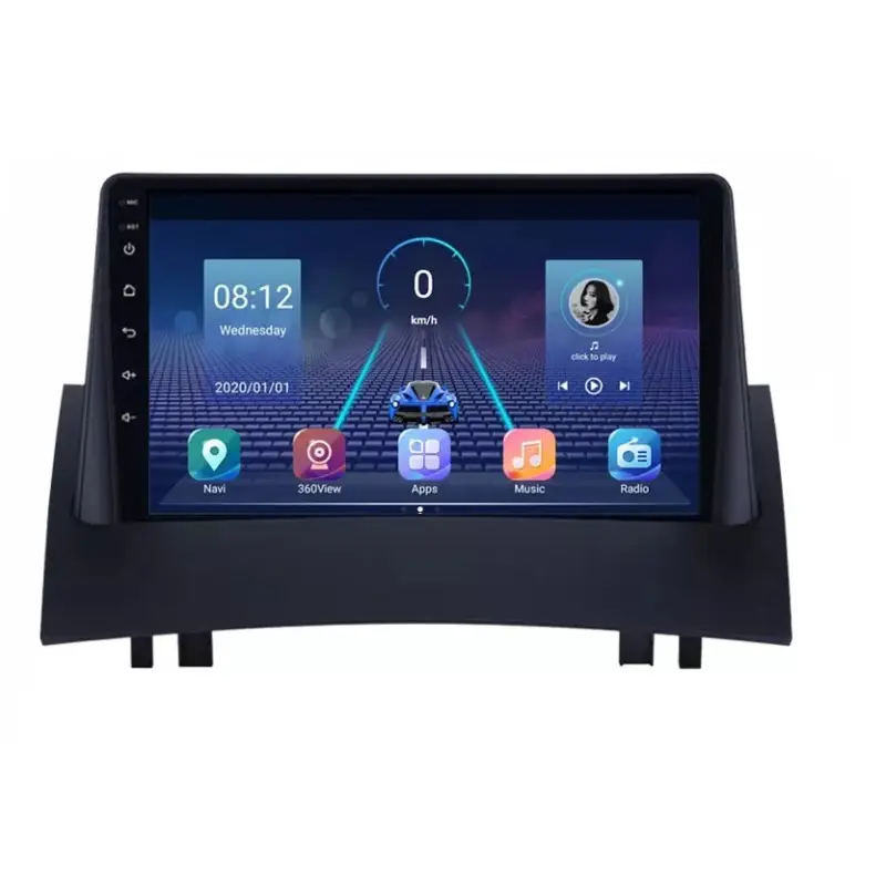 Preț promoțional Navigatie Auto Multimedia cu GPS Renault Megane 2 (2002 - 2009), Android, Display 9 inch, 2GB RAM +32 GB ROM, Internet, 4G, Aplicatii, Waze, Wi-Fi, USB, Bluetooth, Mirrorlink