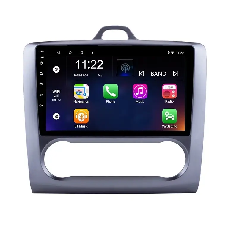 Discount Navigatie Auto Multimedia cu GPS Ford Focus (2004 - 2011), Android, Clima Automata, Display 9 inch, 2GB RAM +32 GB ROM, Internet, 4G, Aplicatii, Waze, Wi-Fi, USB, Bluetooth, Mirrorlink
