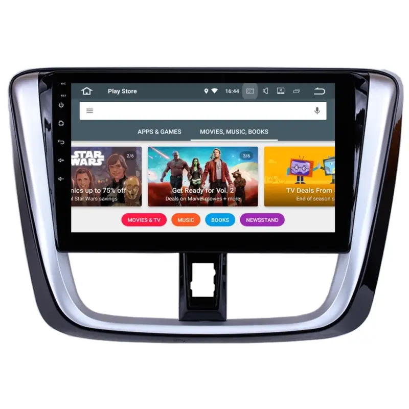Ofertă Navigatie Auto Multimedia cu GPS Android Toyota Yaris (2014 +), Display 10 inch, 2GB RAM + 32 GB ROM, Internet, 4G, Aplicatii, Waze, Wi-Fi, USB, Bluetooth, Mirrorlink