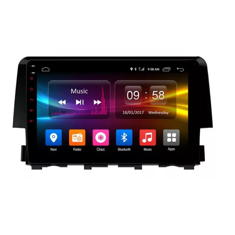 Preț redus Navigatie Auto Multimedia cu GPS Android Honda Civic (2016 - 2020), Display 9 inch, 2GB RAM + 32 GB ROM, Internet, 4G, Aplicatii, Waze, Wi-Fi, USB, Bluetooth, Mirrorlink