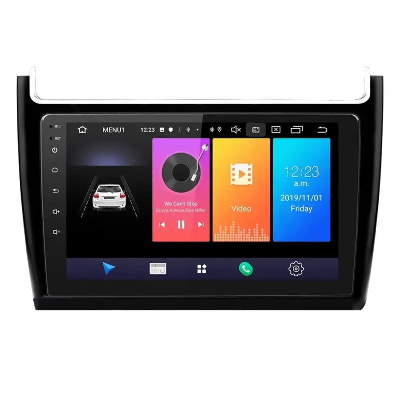 Navigatie Auto Multimedia cu GPS Android VW Polo (2009 - 2017), Display 9 inch, 2GB RAM + 32 GB ROM, Internet, 4G, Aplicatii, Waze, Wi-Fi, USB, Bluetooth, Mirrorlink Nu rata