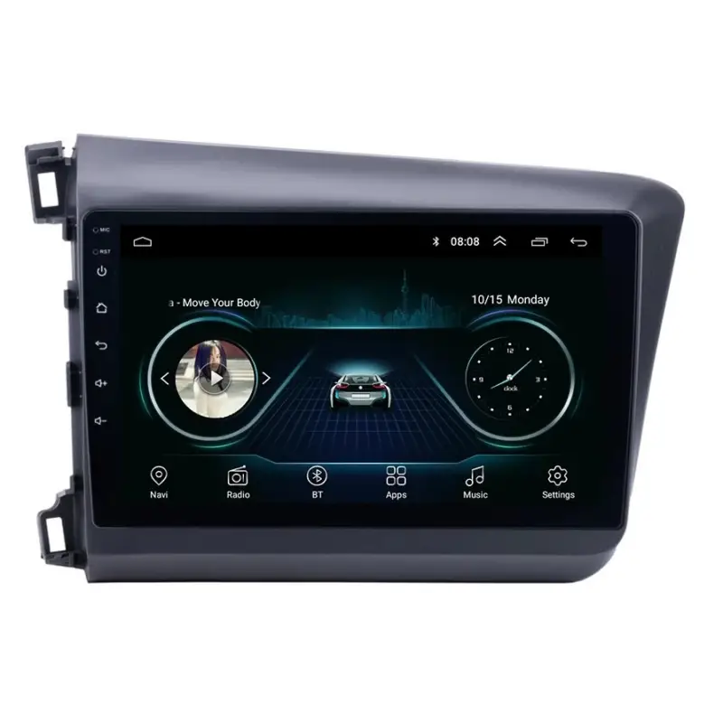 Navigatie Auto Multimedia cu GPS Android Honda Civic (2011 - 2015), Display 9 inch, 2GB RAM + 32 GB ROM, Internet, 4G, Aplicatii, Waze, Wi-Fi, USB, Bluetooth, Mirrorlink Plată securizată
