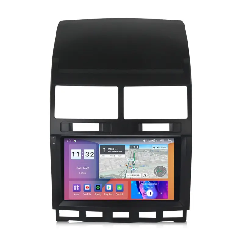 Navigatie Auto Multimedia cu GPS Android VW Touareg (2002 - 2011), Display 9 inch, 2GB RAM + 32 GB ROM, Internet, 4G, Aplicatii, Waze, Wi-Fi, USB, Bluetooth, Mirrorlink Preț promoțional