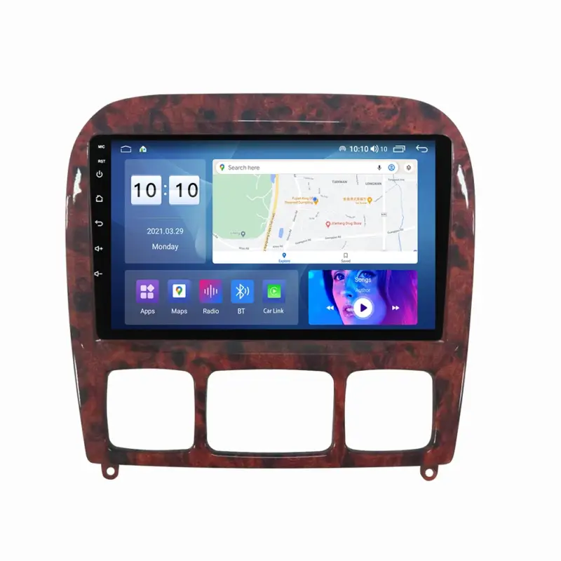 Navigatie Auto Multimedia cu GPS Android Mercedes S Class W220 (1998 - 2005), Display 10 inch, 2GB RAM +32 GB ROM, Internet, 4G, Aplicatii, Waze, Wi-Fi, USB, Bluetooth, Mirrorlink Ofertă exclusivă