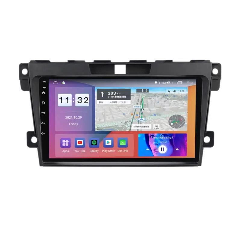 Retur gratuit Navigatie Auto Multimedia cu GPS Android Mazda CX 7 (2008-2015), Display 9 inch, 2GB RAM +32 GB ROM, Internet, 4G, Aplicatii, Waze, Wi-Fi, USB, Bluetooth, Mirrorlink
