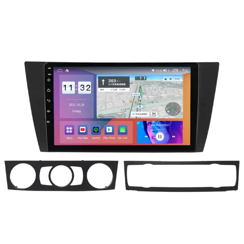 Super ofertă Navigatie Auto Multimedia cu GPS Android BMW SERIA 3 E90 (2005 - 2012), Display 9 inch, 2GB RAM +32 GB ROM, Internet, 4G, Aplicatii, Waze, Wi-Fi, USB, Bluetooth, Mirrorlink